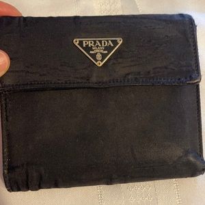 Used Prada nylon wallet